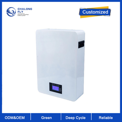 Wall Mounted Lithium Ion LiFePO4 Battery Pack 5KWh 48V100Ah Powerwall For Home Solar Energy System