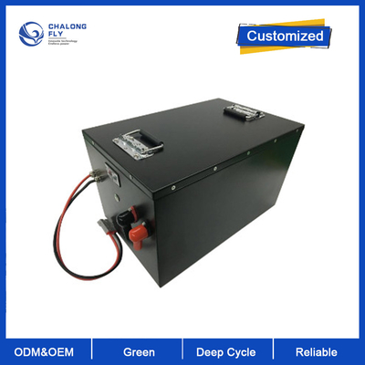 LCD Display RV Camper Battery 12V 500Ah 4S Lithium Iron Phosphate Battery