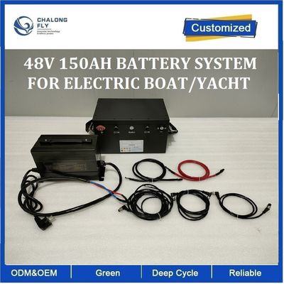 IP67 Waterproof Marine Lithium Battery with 3000+ Cycle Life and Customizable Voltage for Boats and Yachts