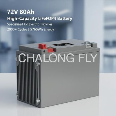 72V 80Ah LiFePO4 Battery for Electric Golf Carts with 2000+ Cycles and IP67 Waterproof Protection