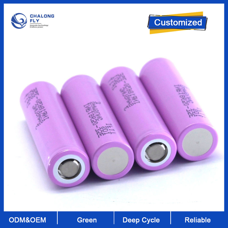 LiFePO4 Lithium Battery OEM ODM 3.7V 2200mah 2400mah 2600mah 3000mah 18650 3600mah Li-ion Rechargeable Battery Cell