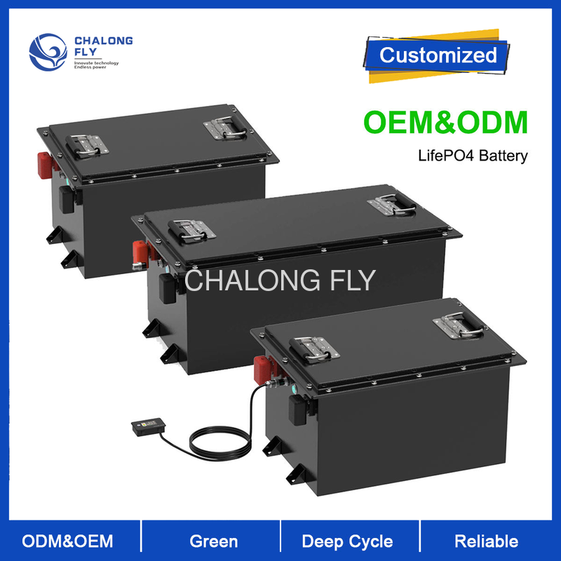 48V 100Ah High Capacity LiFePO4 Golf Cart Battery with 4000 Cycles and Grade A Cells