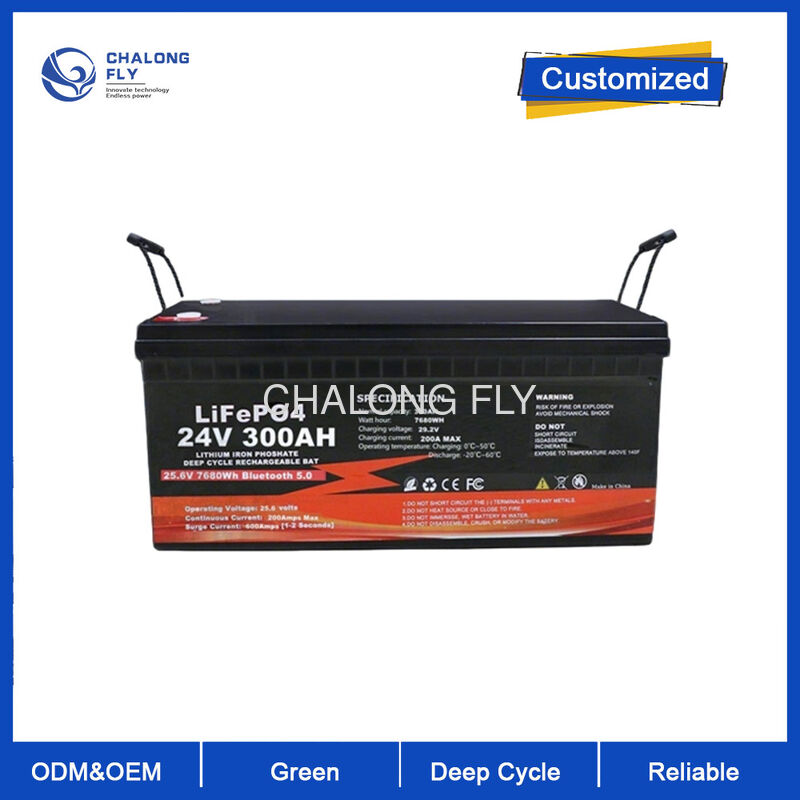 400Ah Large Capacity RV Lithium Battery with 3000+ Cycle Life and IP67 Waterproof for RVs and Camping