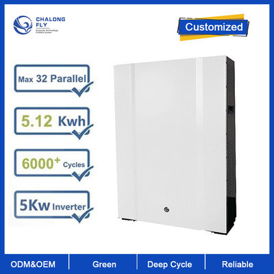 LiFePO4 Литийная батарея 48V 100AH 200AH Литий-ионная батарея на заказ 5KW 10KW Powerwall Для домашней солнечной системы хранения