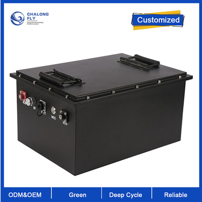 OEM ODM LiFePO4 литийная батарея Metal Shell Промышленная литийная батарея 14S 60V 50AH EV