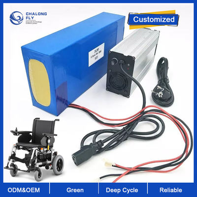 LiFePO4 Литий батарея перезаряжаемая OEM ODM 24V 36V 48V 60V 50AH 100AH Мобильность электрический скутер Литийные батареи