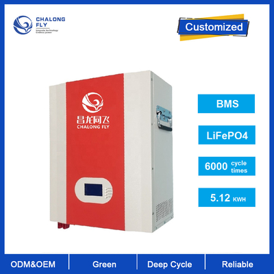 Батарея цикла батареи 48V 100Ah 12V Powerwall пакета литий-ионного аккумулятора Lifepo4 установленная стеной глубокая для домашнее жилого