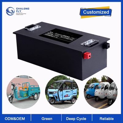 LiFePO4 Литий-ионный аккумулятор 80AH 120AH 300AH Литий-ионный аккумулятор 48V 60V 76V 96V