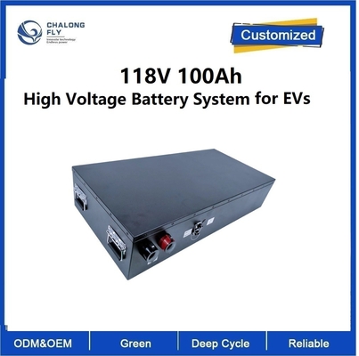блок батарей системы батареи Lifepo4 118V 100Ah высоковольтный с батареей мотоцикла батареи лития BMS lifepo4 электрической