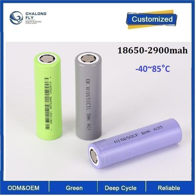 18650 2900mAh Широкая температура -40~85°C Литий железный аккумулятор применяется для военного питания Литий аккумуляторные комплекты