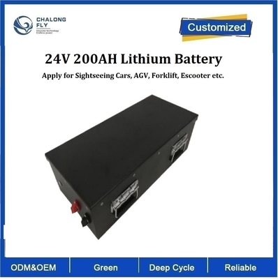 CLF OEM Power Lithium Iron LiFePO4 200Ah 24V Литийные батареи для туристических автомобилей AGV вилочный погрузчик скутер EV автомобиль