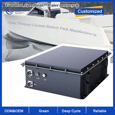 LiFePO4 Литийная батарея 96V 105Ah Литий-ионная морская батарея для бортовых моторов, бортовых моторов, электролодок, тендеров, яхт