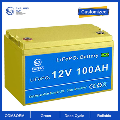 12.8V 100Ah LiFePO4 литийная батарея для замены свинцовой кислоты при соотношении зарядки 0,2C