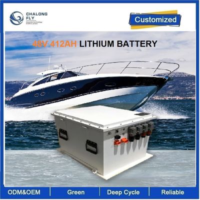 OEM ODM LiFePO4 высоковольтная литийная батарея 48v 412ah 21kwh IP67 водонепроницаемая с жидкостным охлаждением для морских судов