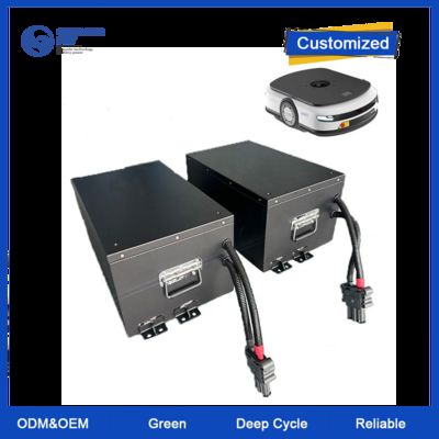 25,6 В 51,2 В 83,2 В Литиевая батарея для робота AGV 100A 150A 200Ah 48 В Аккумулятор Lifepo4 с зарядным устройством Литий-ионный аккумулятор AGV