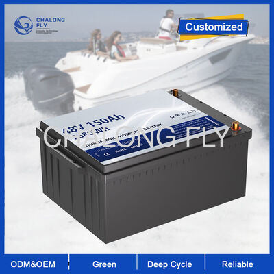 Батарейный пакет 48V 150Ah LiFePO4 с встроенной системой управления Электрический мотор для морской лодки яхты троллинг Кайак аксессуар