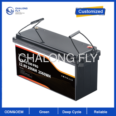Литий-ионная батарея 12В 200Ач Замена свинцовой кислоты оптом OEM свинцовая кислота для Lifepo4 батарея EU Stock