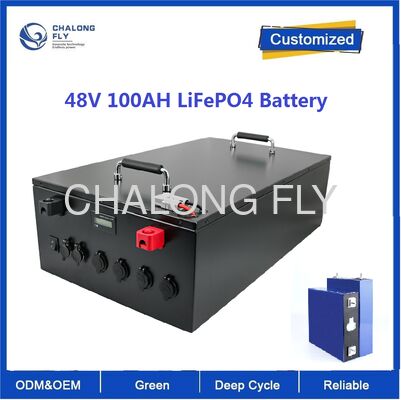 Батарея с литийным аккумулятором LiFePO4 40Ah 50Ah 60Ah 100Ah 300Ah 36V 48V 60V 72V Продолжительность действия более 4000 циклов