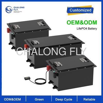 48V 100Ah Высокоемкая LiFePO4 батарея для гольф-каров с 4000 циклами и элементами класса A