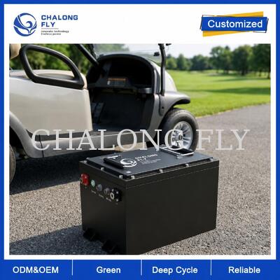 Аккумулятор для гольф-кара LiFePO4 36V и 48V 105Ah с интеллектуальной BMS для парковых автомобилей