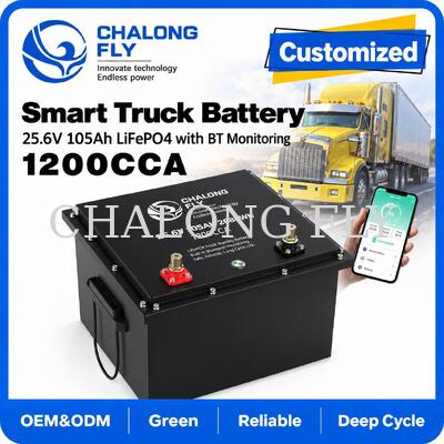 25.6V 105Ah LiFePO4 аккумулятор для запуска грузовиков с 1000CCA для питания стояночного кондиционера